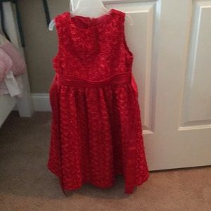 a red formal dress for weddings,church and etc.